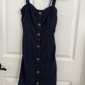 S Abercrombie & fitch button dress